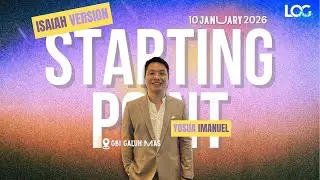 Teens Service January 10,  2026 - Starting Point - Pdm. Yosua Immanuel