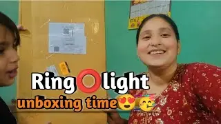 Ye kaisi ring light hai😱 #ringlight #ringlightsetup #ringlightled #ringlighttripod #ringlighteffect