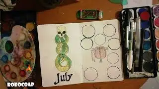 HARRY POTTER Bullet Journal 2021 | Temmuz Ölüm Yadigarları 1 (JULY deathly hallows)