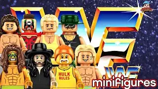 LEGO WWE/WWF WRESTLER MINIFIGURES KOPF KF6164 LEGO UNOFFICIAL #lego #wwe #hulkhogan #wrestling