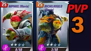 TMNT Legends PVP #3 (Leonardo, Raphael, Michelangelo, Donatello The Movie)
