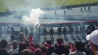 Зенит-Спартак 2-3 6.5.2012 43 тур Сожгли тряпку бомжей