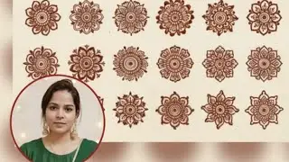 Paper Par Mehndi Design Practice ✍️ | Easy Box Mehndi Pattern | Mehndi Business Idea