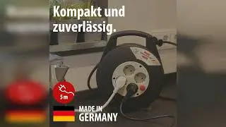 Rezension: Brennenstuhl Vario Line Kabelbox 4-fach/Mini-Kabeltrommel (5m Kabel, Made in Germany) ...