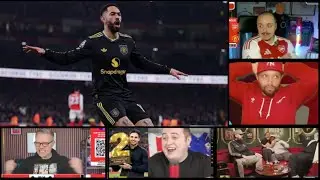 Streamers react to cunha goal Arsenal 2-3 Man United