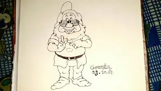 How to Draw Doc // The Seven Dwarfs // Snow White #Art @supravatroyart