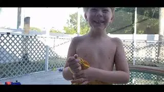 Day 50 of Social Distancing: No Bathing Suit? Check out the boys' life hack