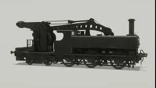 LOCO Railroad. 0-6-4PT crane tank locomotive, No17 Cyclops