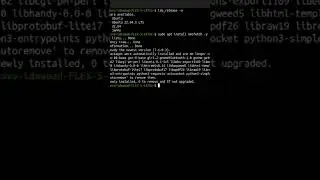 How to check the current version of Ubuntu through terminal and neofetch 