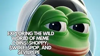 Exploring the Wild World of Meme Coins: $HOPPY, $WOLF, $POP, and $EVILPEPE