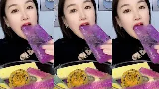 M66 / ASMR MUKBANG ICE EATING SOUNDS FROM THE FROZEN WATER