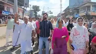കുറുവ പഞ്ചായത്ത് എൽഡിഎഫ് സ്ഥാനാർത്ഥികൾ പത്രിക സമർപ്പിക്കൽ