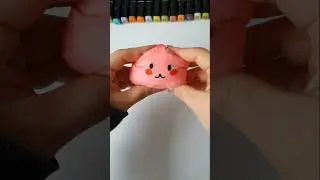 DIY easy tissue paper squishy making #squishy #diy #craft #cute #kawaii #papercraft