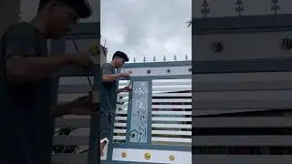 Main gate colour paint#painting #gate2025 #colour #shorts