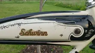Vintage original 1940 schwinn autocycle deluxe bicycle tour