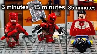 LEGO Speed Challenge: 5 vs 15 vs 35 Minutes!
