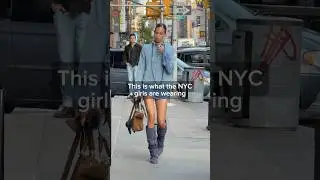 This is what people are wearing around NYC! #ootd #streetstyle