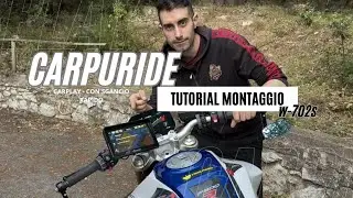 Nuovo‬ CARPURIDE W-702S Moto Carplay 2025 tutorial montaggio.