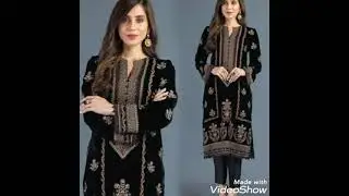 Winters Dresses #Velvet Suits/Shawl Collection