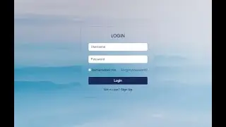 Simple Login Form In HTML and CSS For Beginners | HTML CSS Project