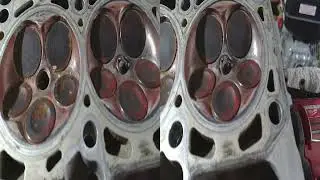 VW/Audi 1.8t combustion chamber in 3d