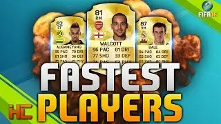 TOP 15 FASTEST PLAYERS ON FIFA 16 (COUNTDOWN)