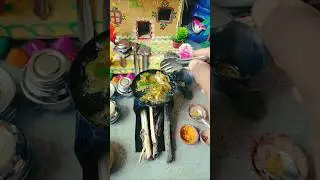 mini onion chili pakora 🧅🌶️ #shorts #minifood #miniature #viral #smallfood #bitesizedcooking