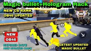 OB46 800% MAGIC BULLET 🔥 NEW RANK SEASON HACK FREE FIRE | #ffhack #viralvideo