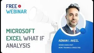 Free Webinar | Microsoft Excel What if Analysis