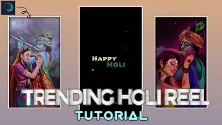Trending Holi Edit Tutorial 🔥 || Alight Motion Tutorial || Trending Reel Editing || Holi Edit ||