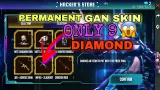 Free fire new hacker Store permanent gun skin and permanent bundle//free fire // rabbit gaming