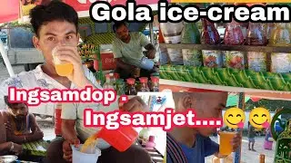 Junme pik 😋😋Lemon juice, Gola ice-cream . summer season at#kheroni market.#JkEjangvlogs