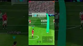 103 Rated Luis Figo Curve Free Kick 🥵 #pes #efootball2024 #efootball #shorts #short