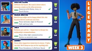 How to Complete All Week 3 Legendary Challenges in Fortnite Chapter 2 Season 7! (165,000 XP)