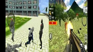 Multi Bat Hero Crime City Battle Games Vs Wild Jungle Animals Hunting Games | Android GamePlay