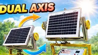 Dual Axis Solar Tracker Trainer - LDR Sensor Input & Motor Control (Part 2) @powerwaysystems #solar 