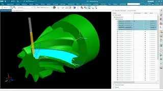 Nx cam #26 hướng dẫn phay tinh 4 trục
