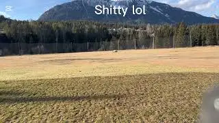 Serpent with Alfa out for a rip on the driving range 