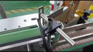 Aluminum container aluminum jar full automatic wraparound labeling machine #labeling #factory