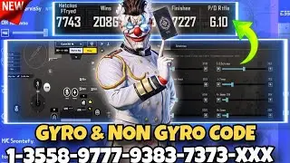 NEW UPDATE 🔥 SENSITIVITY+SETTINGS CODE | BGMI ZERO RECOIL SENSITIVITY CODE TODAY |BGMI/PUBG MOBILE