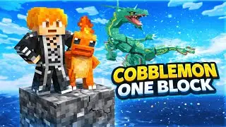 DAS ERSTE MAL MINECRAFT COBBLEMON ONE BLOCK UND DAS PASSIERTE...