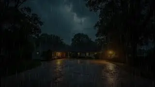 Night Rain Sounds for Sleeping | Calm Midnight Rain for Deep, Restful Sleep