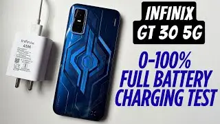Infinix GT 30 5G Full Battery Charging Test From 0 To 100% | Infinix GT 30 5G Battery Charging Test🔥