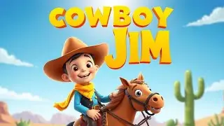  Cowboy Jim aus Texas | Cartoon Rhymes for Kids | Piku Pilu