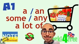 a / an / some / any / a lot of - Task Buster - korki4free