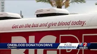 Many donating blood in memory of Pulse nightclub shooting victims 8 years later