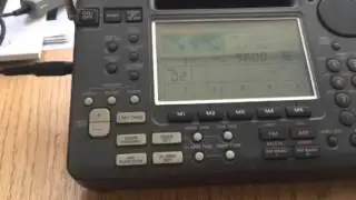 Sony ICF-SW55 late afternoon office DXing using window frame antenna