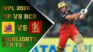 UP vs RCB Match Highlight || 5th t20 match || wpl match 2026 || 