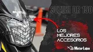Accesorios de protecci&oacute;n y lujo para Suzuki DR150 | Calidad y estilo en tu moto
