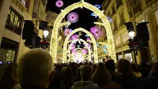 Malaga Christmas lights 2019
